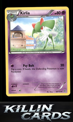 Kirlia 60/135 Pokemon Uncommon Plasma Storm Card NM