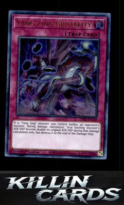 1st Edition Yang Zing Brutality GFP2-EN169 YuGiOh Ultra Rare Ghosts From the Pas