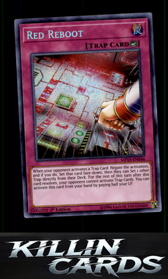 1st Edition Red Reboot MP19-EN046 YuGiOh Prismatic Secret Rare 2019 Gold Sarcoph