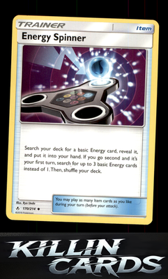 Energy Spinner 170/214 Pokemon Uncommon SM - Unbroken Bonds Card LP
