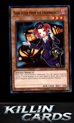 1st Edition Tour Guide From the Underworld SR06-EN019 YuGiOh Common Structure De