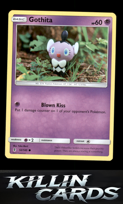 Gothita 52/145 Pokemon Common SM - Guardians Rising Card NM
