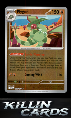 Reverse Holofoil Flygon - 053/094 053/094 Pokemon Rare ME02: Phantasmal Flames C
