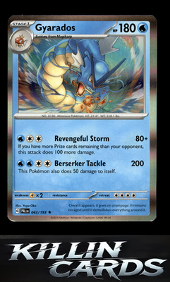 Gyarados 043/193 Pokemon Rare SV02: Paldea Evolved Card NM