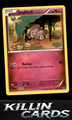 Snubbull 68/124 Pokemon Common XY - Fates Collide Card NM