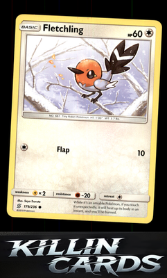 Fletchling 179/236 Pokemon Common SM - Unified Minds Card NM