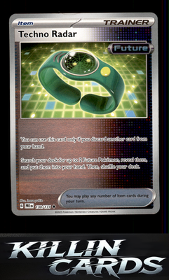 Reverse Holofoil Techno Radar 130/131 Pokemon Uncommon SV: Prismatic Evolutions