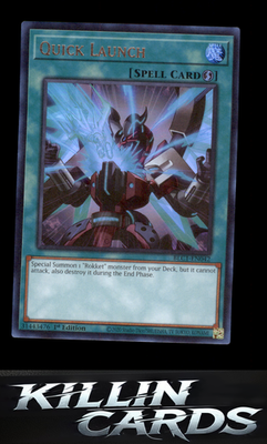1st Edition Quick Launch (Silver) BLC1-EN042 YuGiOh Ultra Rare Battles of Legend