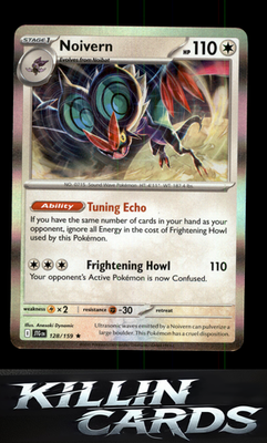 Noivern 128/159 Pokemon Rare SV09: Journey Together Card NM