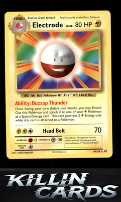Electrode 40/108 Pokemon Rare XY - Evolutions Card LP