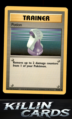 Potion 094/102 Pokemon Common Base Set Card LP