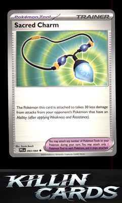 Sacred Charm - 093/094 093/094 Pokemon Uncommon ME02: Phantasmal Flames Card NM