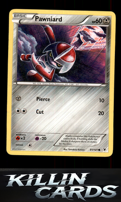 Pawniard (81) 81/101 Pokemon Common Noble Victories Card NM