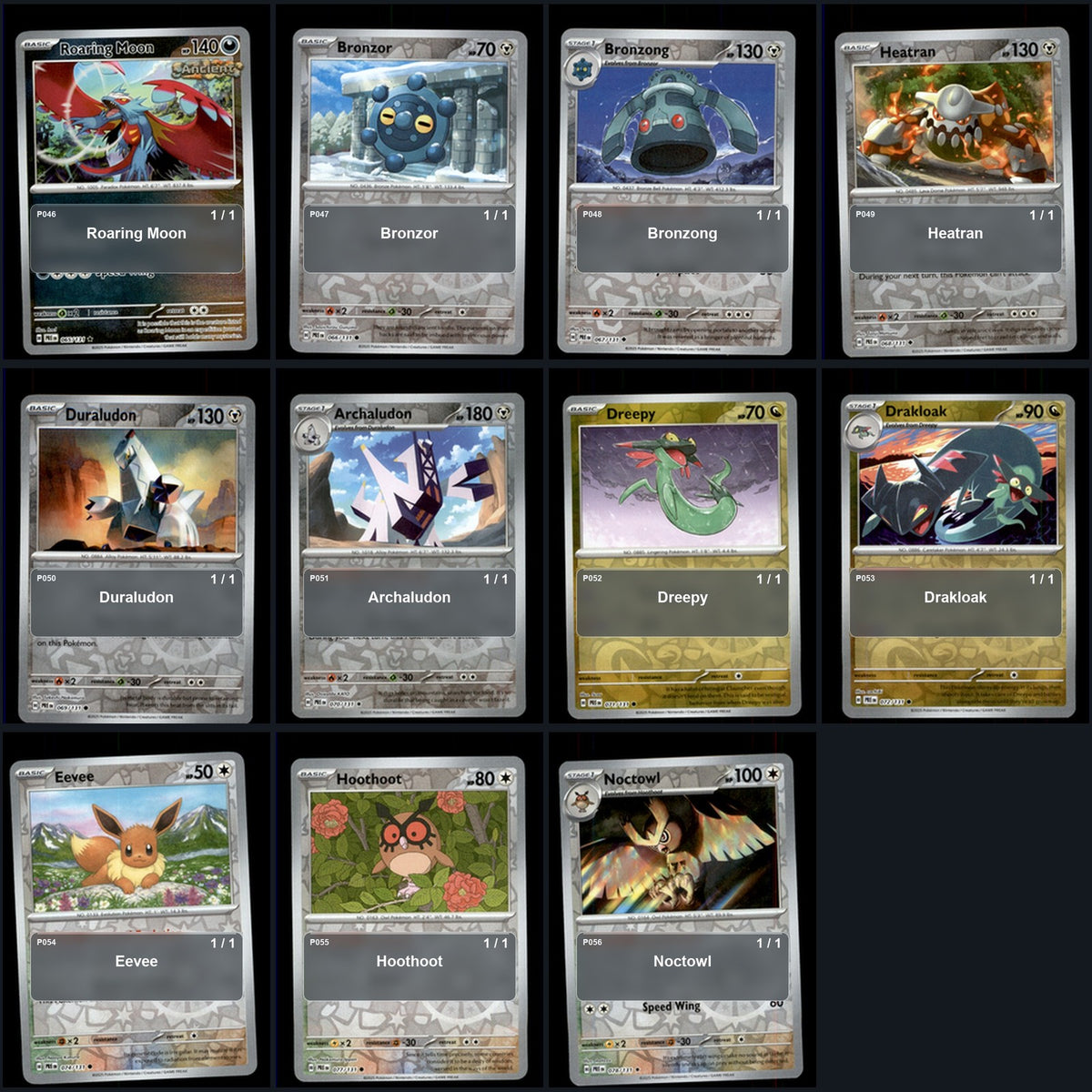Pokemon TCG SV: Prismatic Evolutions Reverse Holo Master Set 84 Reverse Holo