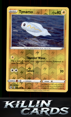 Reverse Holofoil Tynamo 095/264 Pokemon Common SWSH08: Fusion Strike Card NM