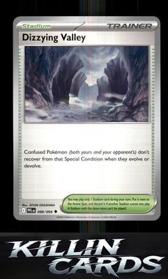Dizzying Valley 088/094 Pokemon Uncommon ME02: Phantasmal Flames Card NM