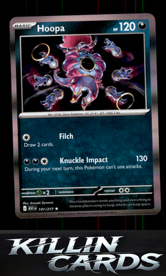 Hoopa 141/217 Pokemon Rare ME: Ascended Heroes Card NM