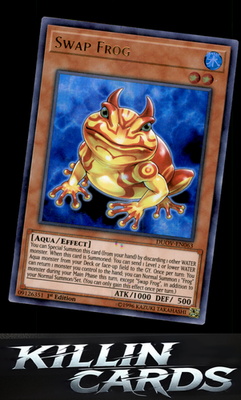 1st Edition Swap Frog DUOV-EN063 YuGiOh Ultra Rare Duel Overload Card NM