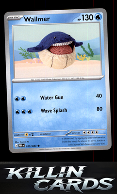 Wailmer 015/084 Pokemon Common ME05: Pitch Black Card NM