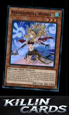 1st Edition Reeshaddoll Wendi SDSH-EN002 YuGiOh Super Rare Structure Deck: Shadd