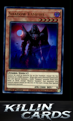 1st Edition Shadow Vampire GFP2-EN071 YuGiOh Ultra Rare Ghosts From the Past: Th