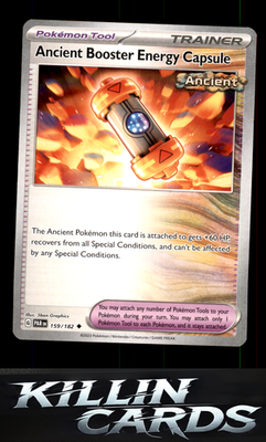 Ancient Booster Energy Capsule 159/182 Pokemon Uncommon SV04: Paradox Rift Card