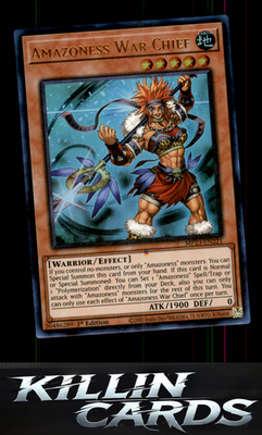 1st Edition Amazoness War Chief MP23-EN221 YuGiOh Ultra Rare 25th Anniversary Ti