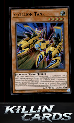 Z-Zillion Tank OP28-EN007 YuGiOh Super Rare OTS Tournament Pack 28 Card NM