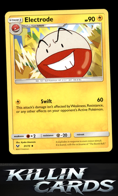 Electrode 31/73 Pokemon Uncommon Shining Legends Card LP