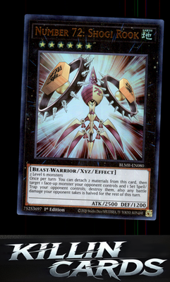 1st Edition Number 72: Shogi Rook BLMR-EN080 YuGiOh Ultra Rare Battles of Legend