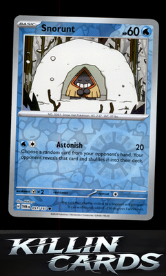 Reverse Holofoil Snorunt 051/167 Pokemon Common SV06: Twilight Masquerade Card N