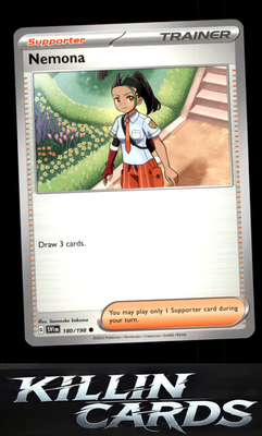 Nemona 180/198 Pokemon Common SV01: Scarlet & Violet Base Set Card NM