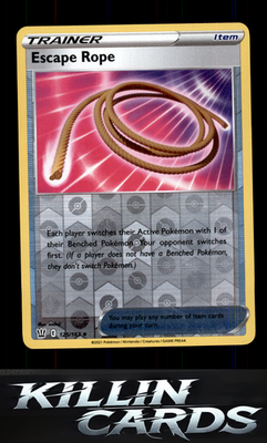 Reverse Holofoil Escape Rope 125/163 Pokemon Uncommon SWSH05: Battle Styles Card