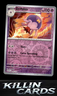 Reverse Holofoil Drifblim 090/198 Pokemon Uncommon SV01: Scarlet & Violet Base S