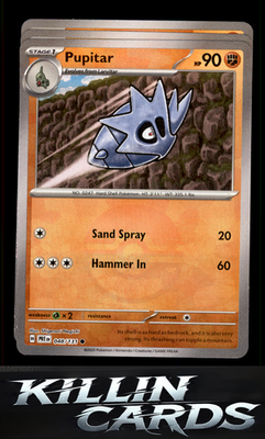 Pupitar (Poke Ball Pattern) 048/131 Pokemon Common SV: Prismatic Evolutions Card