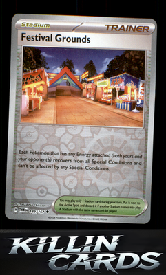 Reverse Holofoil Festival Grounds 149/167 Pokemon Uncommon SV06: Twilight Masque