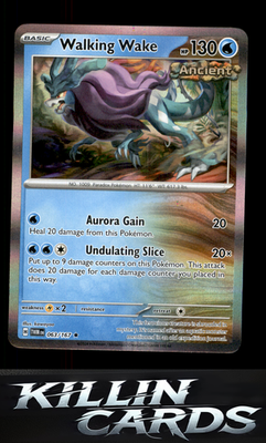 Walking Wake 063/167 Pokemon Rare SV06: Twilight Masquerade Card NM