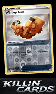 Reverse Holofoil Windup Arm 170/196 Pokemon Uncommon SWSH11: Lost Origin Card NM
