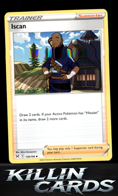 Iscan 158/196 Pokemon Uncommon SWSH11: Lost Origin Card NM