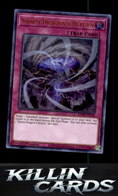 1st Edition Storm Dragon's Return MP20-EN138 YuGiOh Ultra Rare 2020 Tin of Lost