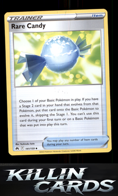 Rare Candy 141/159 Pokemon Uncommon SWSH: Crown Zenith Card NM