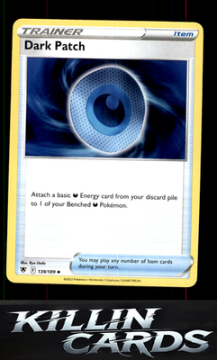 Dark Patch 139/189 Pokemon Uncommon SWSH10: Astral Radiance Card NM