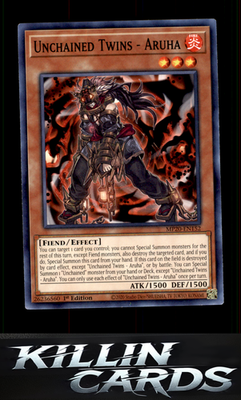 1st Edition Unchained Twins - Aruha MP20-EN152 YuGiOh Common 2020 Tin of Lost Me