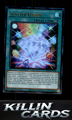 1st Edition Scatter Fusion MP23-EN140 YuGiOh Ultra Rare 25th Anniversary Tin: Du