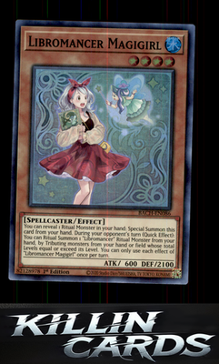 1st Edition Libromancer Magigirl BACH-EN086 YuGiOh Super Rare Battle of Chaos Ca