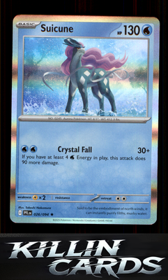 Suicune 026/094 Pokemon Rare ME02: Phantasmal Flames Card NM
