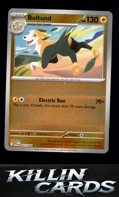 Reverse Holofoil Boltund 031/094 Pokemon Common ME02: Phantasmal Flames Card NM