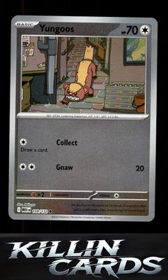 Reverse Holofoil Yungoos 109/132 Pokemon Common ME01: Mega Evolution Card NM