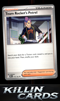 Team Rocket's Petrel - 176/182 176/182 Pokemon Uncommon SV10: Destined Rivals Ca