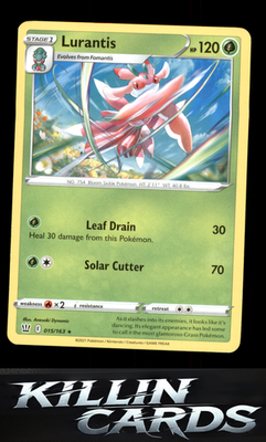 Lurantis 015/163 Pokemon Rare SWSH05: Battle Styles Card NM